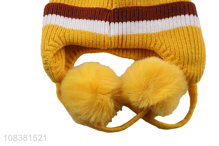 Hot Selling Kids Knitted Hat Fashion Earmuffs Hat