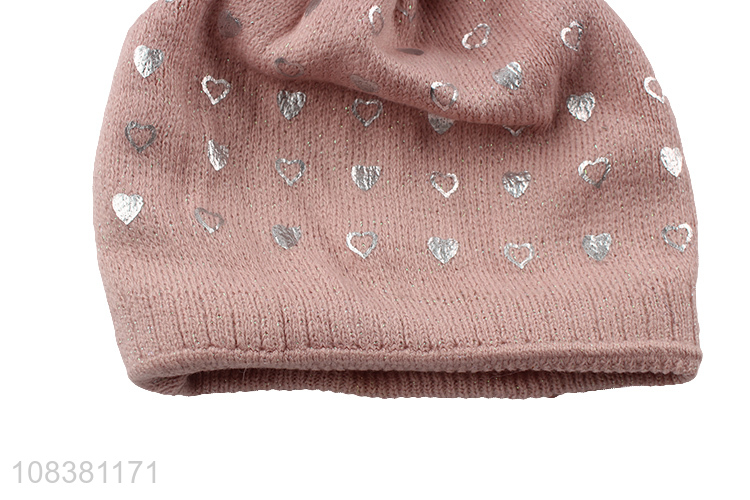 New Design Fashion Winter Hat Knitted Beanie For Children