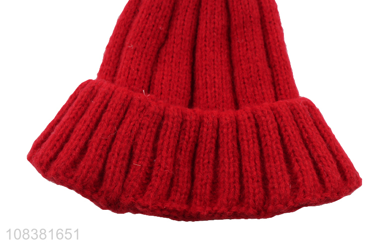 Fashion Style Winter Warm Beanie Knitted Hat For Children