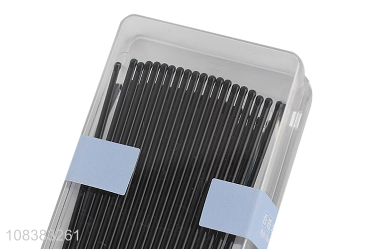 Hot selling 40 pieces metal bobby pins black hairpins for all hair types