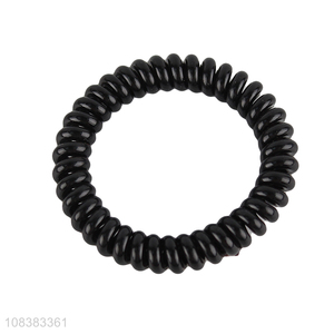 China supplier no crease coil hair ties hair bands for all hair