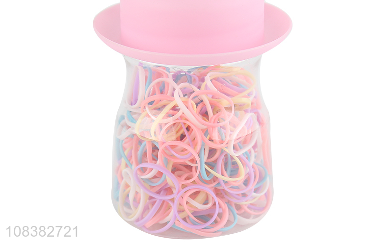 Hot products mini hair ties colorful elastic hair bands for girls