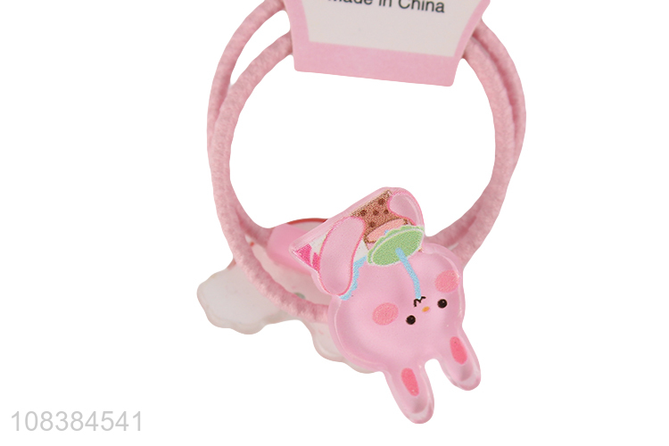 High quality cartoon hair ring nylon hair rope for girls