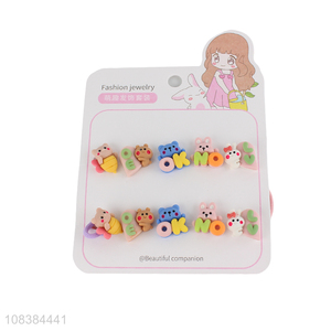 China yiwu market cartoon hair ring girls hair accessories