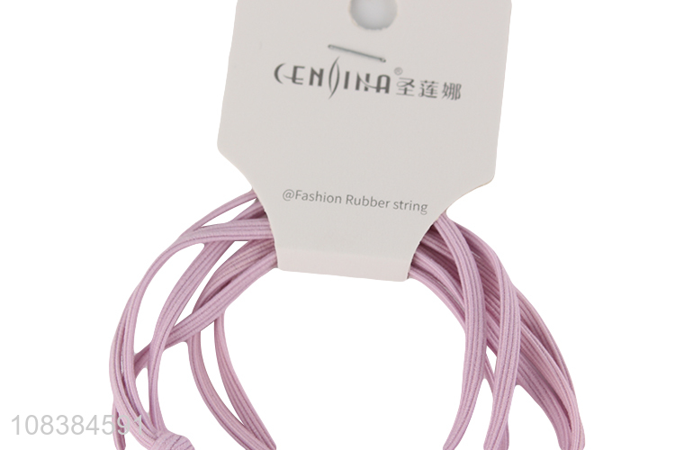 New products purple nylon hair rope girls hairwear for sale