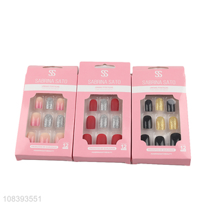 Good selling girls women nail beauty nail stickers fake nail