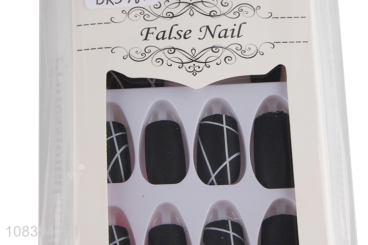 New-style hand painted press on false nails fake nails for women