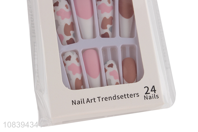 China imports press on long coffin false nails ballerina nail tips