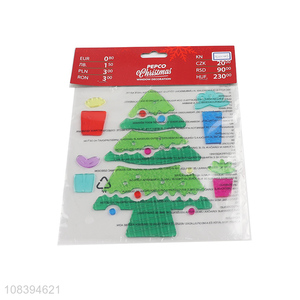 Hot sale christmas tree window sticker party decoration