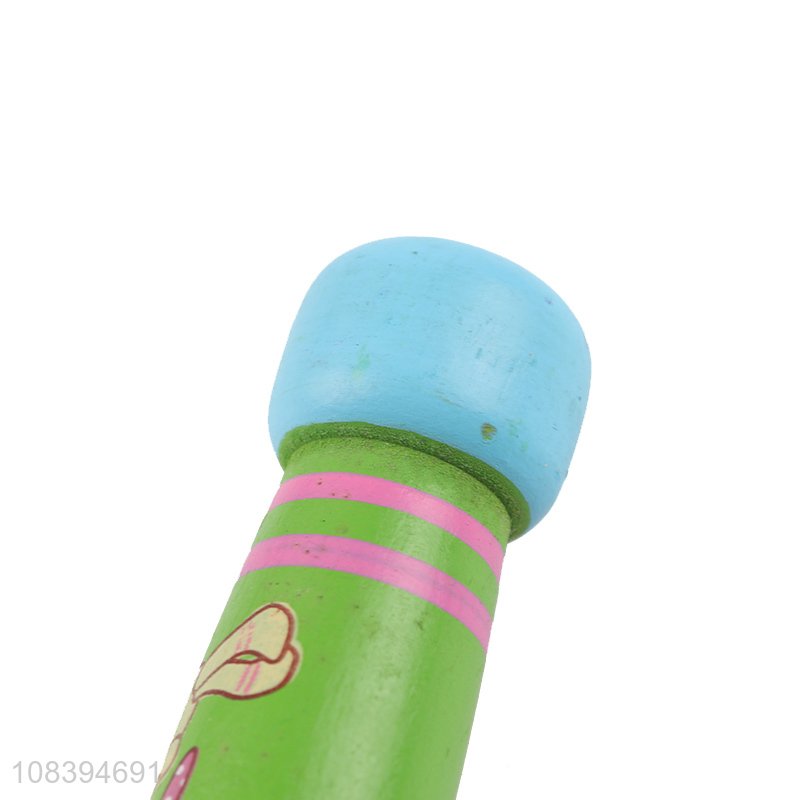 Wholesale price creative printed skipping rope wooden handle