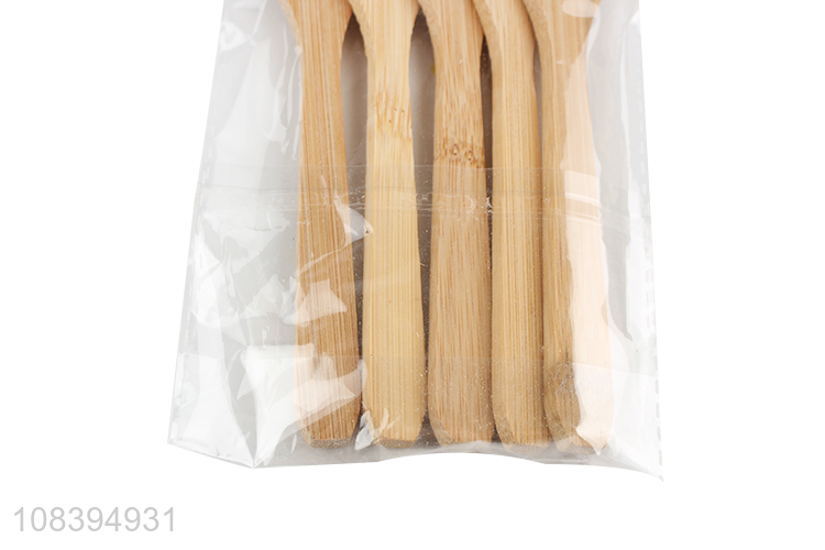 Best selling bamboo soup spoon disposable dinner scoop