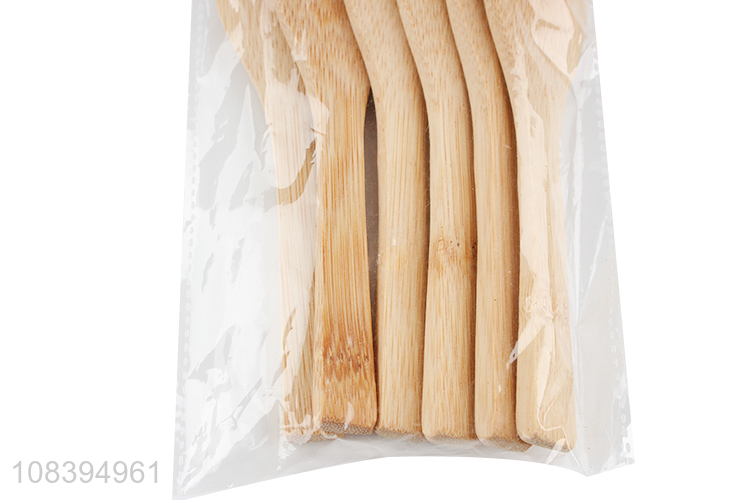 Low price food-grade disposable bamboo spoon wholesale