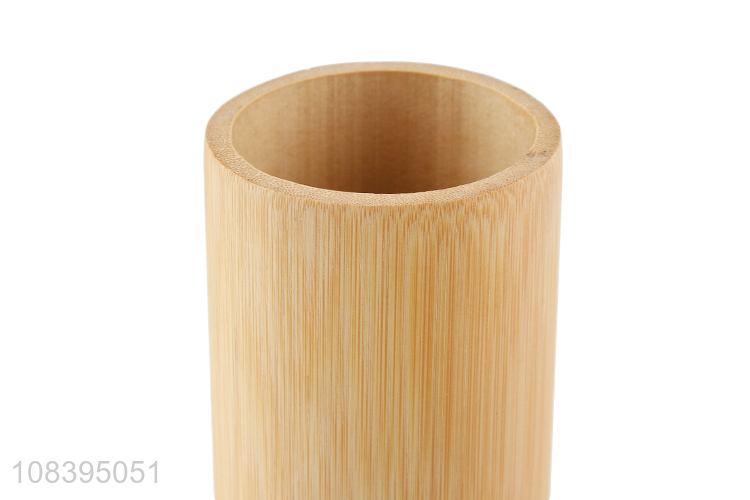 High quality simple bamboo tube kitchen storage tube