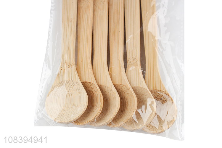 Yiwu wholesale food-grade bamboo spoon dinner scoop