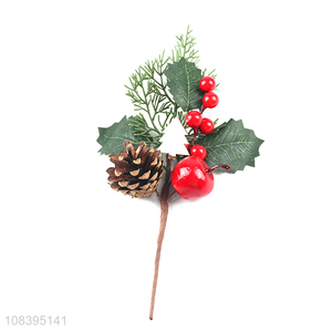 Hot sale party decoration pine cone christmas picks