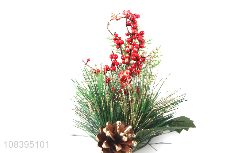 Good selling decorative christmas pine cone picks wholesale