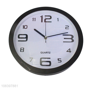 Hot selling round digital wall clock silent decorative clock