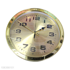 Hot selling metal silent hanging clock modern wall clock