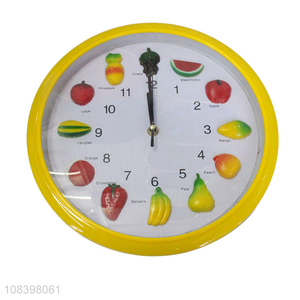 High quality plastic frame wall clock home modern clock