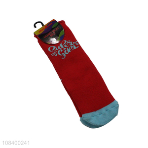 Hot sale non-slip fashion women casual socks wholesale