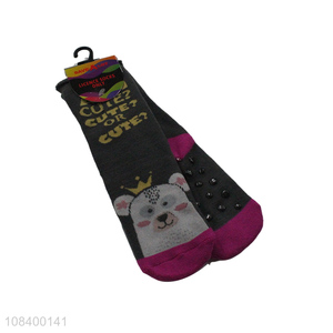 China products bear pattern comfortable women socks