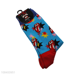 New style cartoon printed comfortable fashion socks for sale