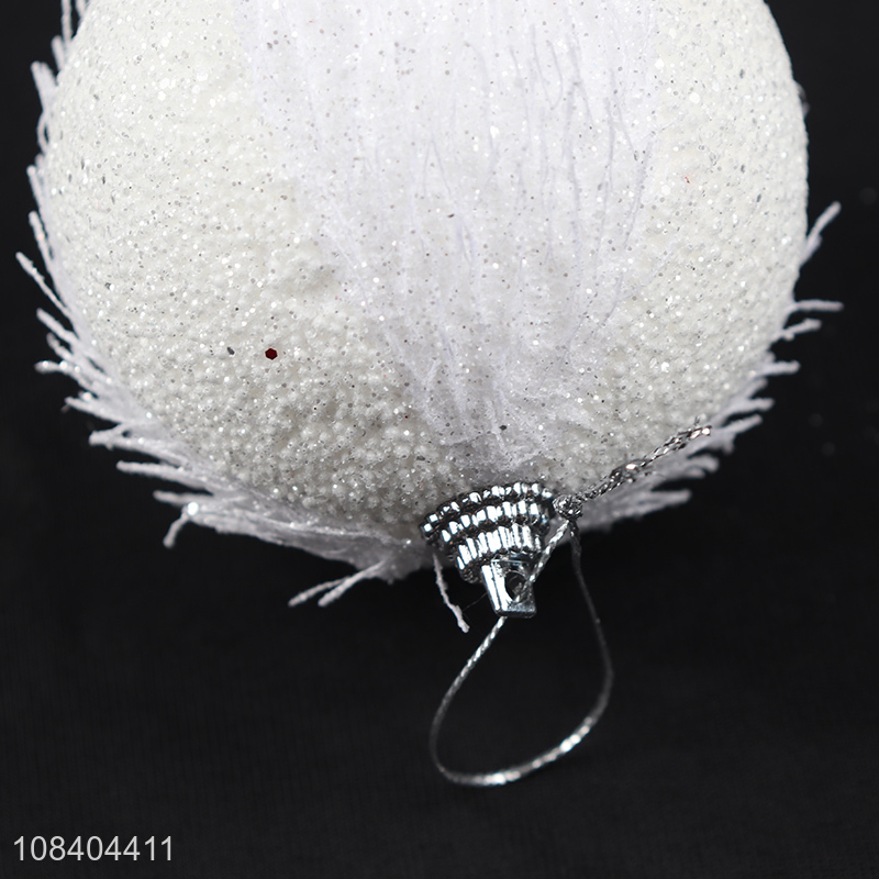 Popular products white christmas hanging pendant christmas ball