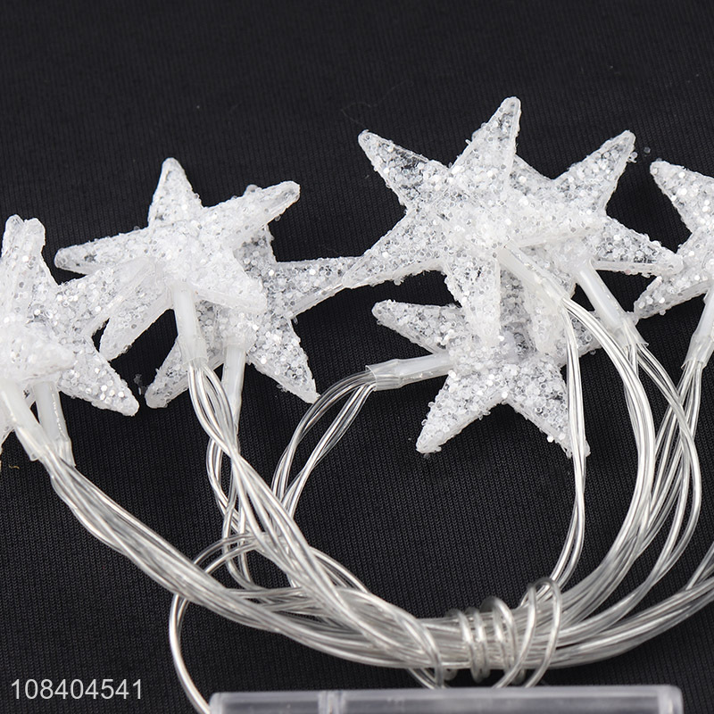 Wholesale star string lights party christmas ornaments