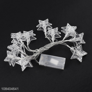 Wholesale christmas string lights with battery party ornaments