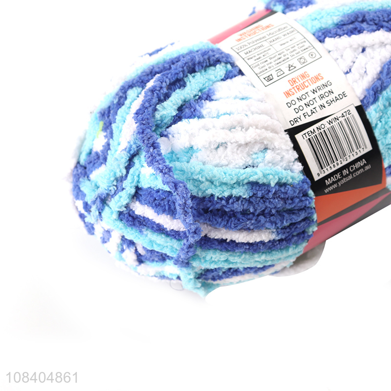 Factory price fashion coarse yarn polyester knitting yarn