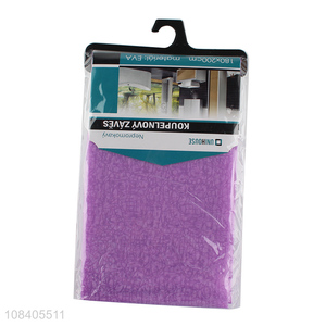 Popular product waterproof 2D PE shower <em>curtain</em> <em>bath</em> set 180*200cm