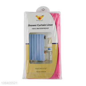 Good quality durable waterproof hygeian mildewproof pvc <em>shower</em> <em>curtain</em>