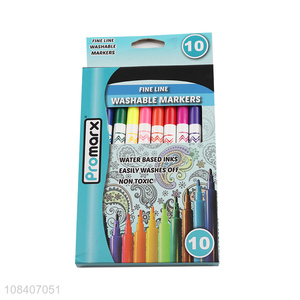 China factory washable non-toxic watercolors pen set for sale