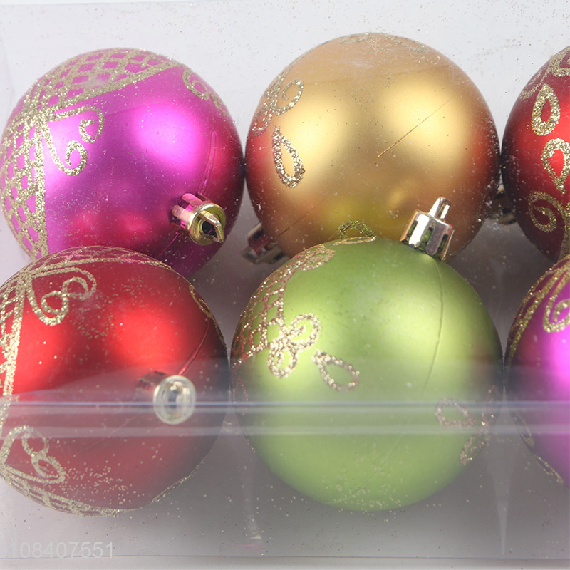 Wholesale 6pcs christmas balls party decorative ornaments