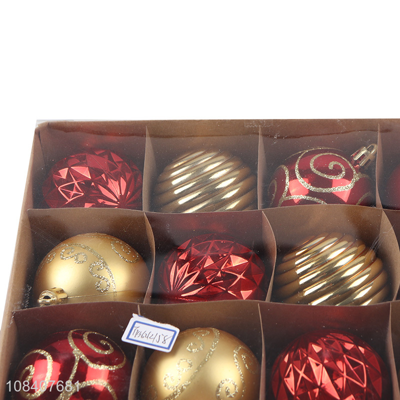 Factory wholesale 16pcs Christmas balls festival ornaments