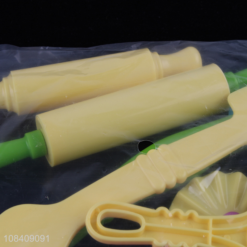 Popular products plastic 6pieces plasticine tools set