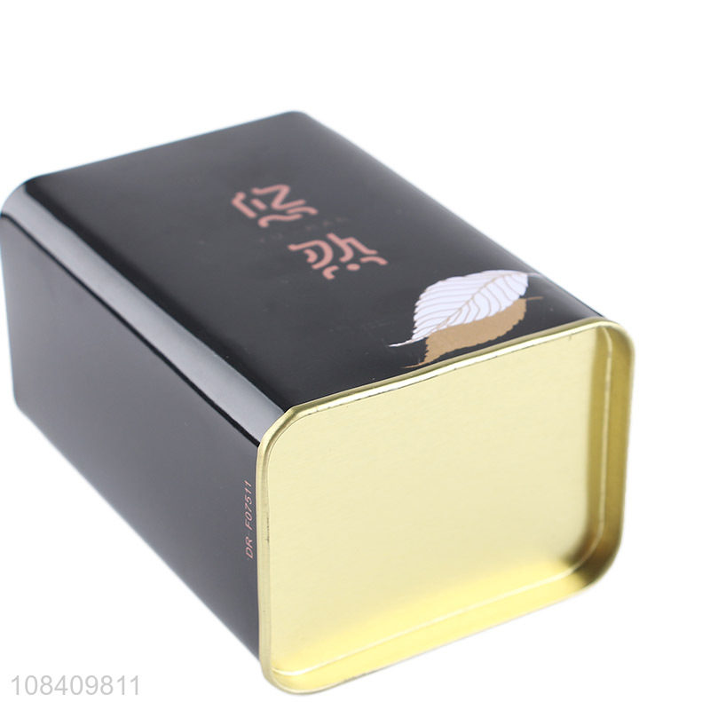 Good selling delicate design metal tin tea box tea cans