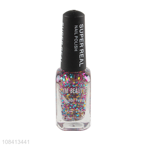 Factory direct sale colorful bling gel nail polish wholesale