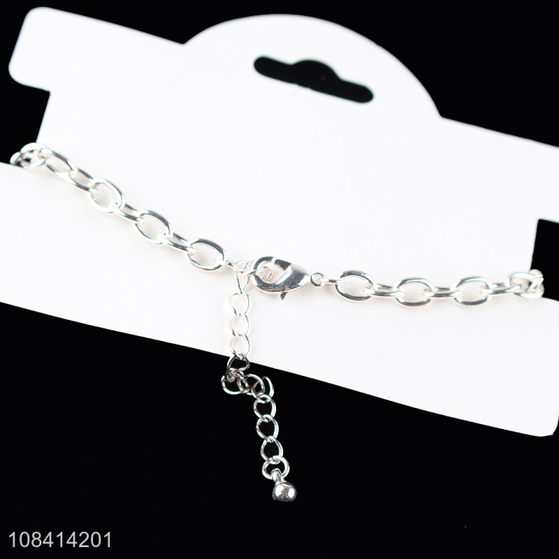 Hot selling silver niche personality bracelet for girls