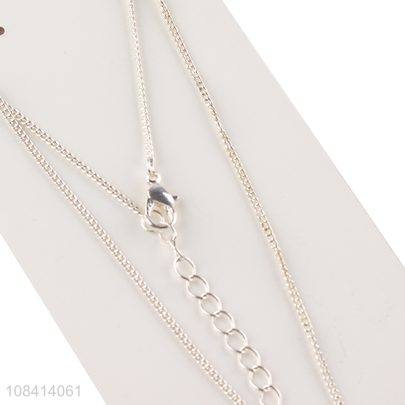 Recent design fashion necklace temperament clavicle chain