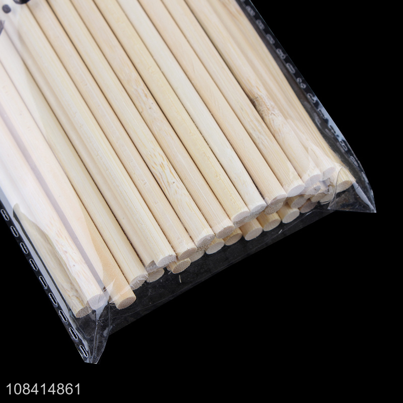 Factory direct sale 50 pieces food grade bamboo barbecue skewers bbq sticks