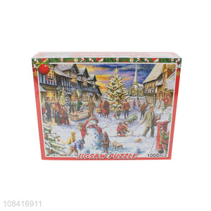 Yiwu market christmas jigsaw puzzles kids educational toys