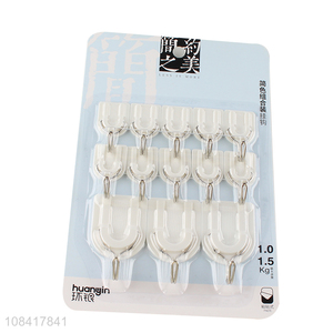 High quality plastic sticky hooks combination set for sale