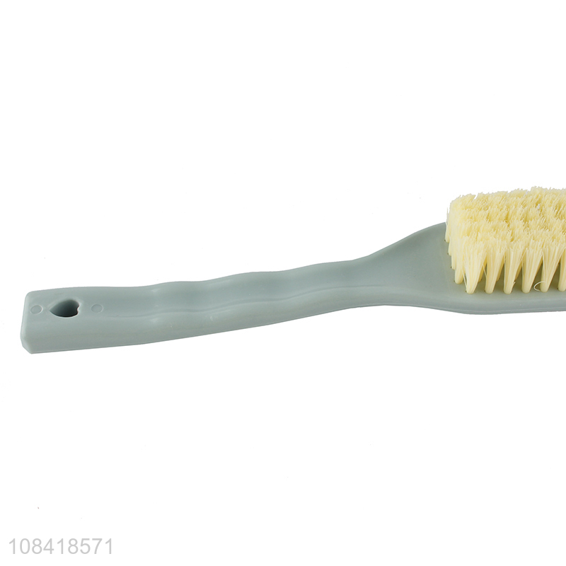 Wholesale long plastic handle shoe cleaning brush shoe scrubbing brush