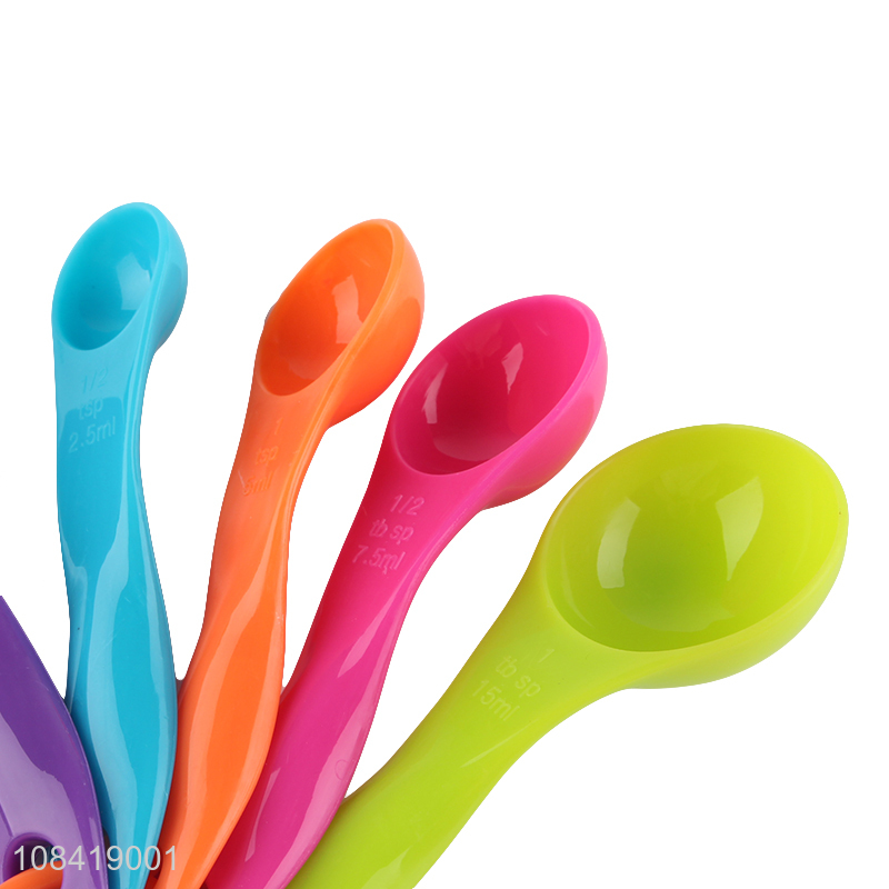 Yiwu factory multicolor measuring spoon set for sale