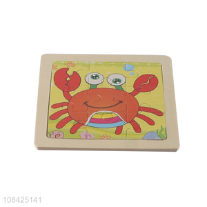 New arrival cartoon crab paper jigsaw puzzle for toddlers 1-3