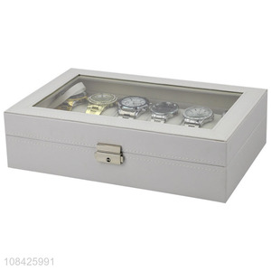 Factory wholesale fashion watch case ou watch display box