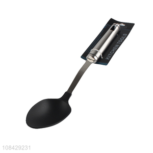 Factory price silicone soup ladle spoon for household