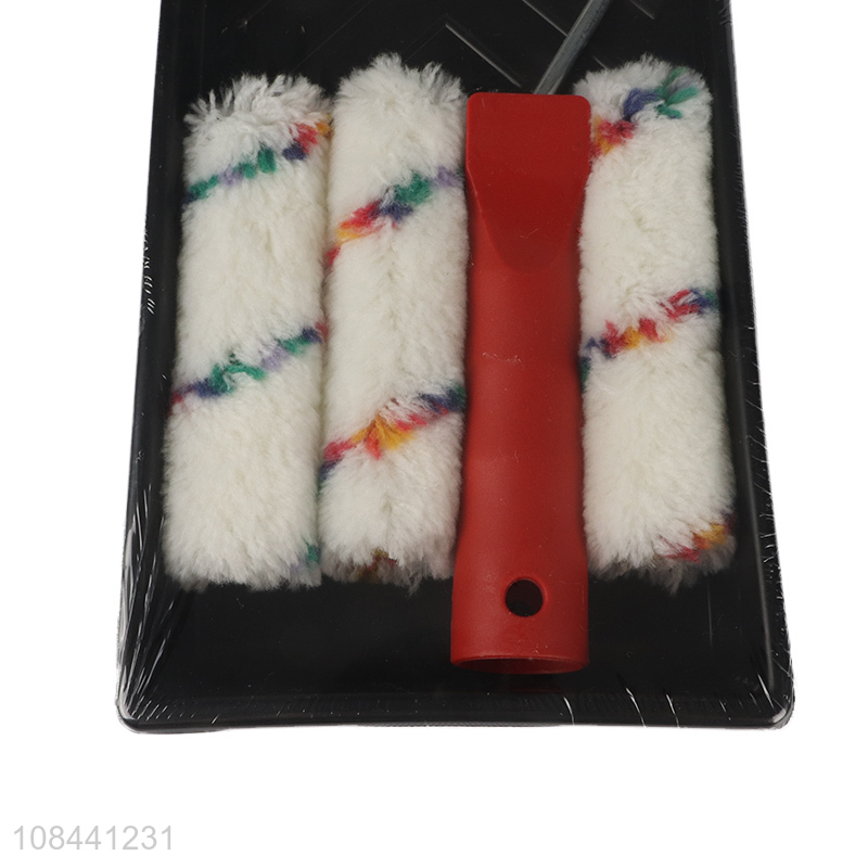 Factory wholesale roller brush paint brush 5pcs set