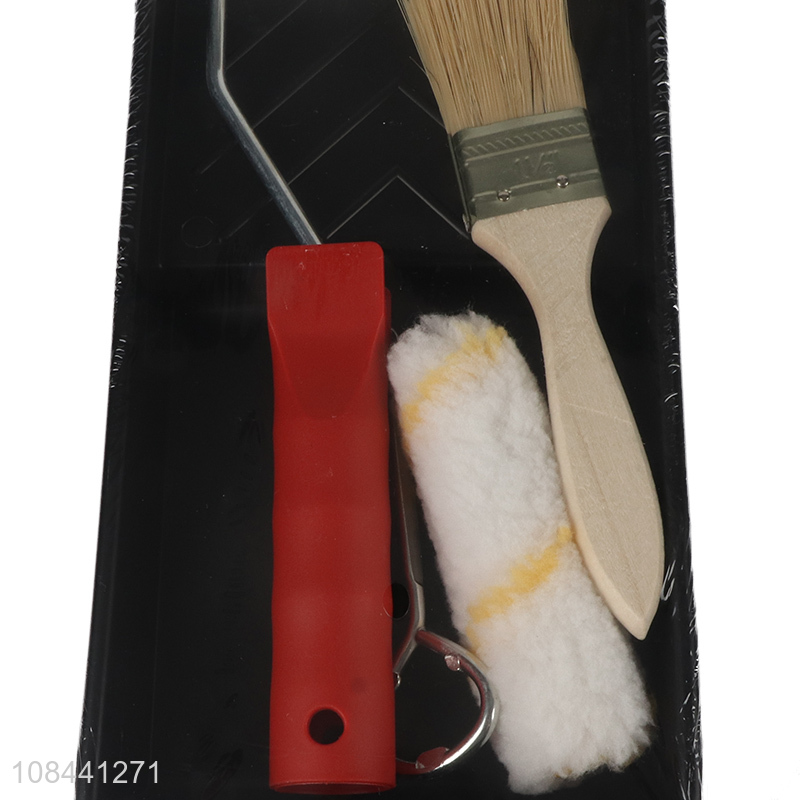 Yiwu market paint roller brushes home tool brushes set